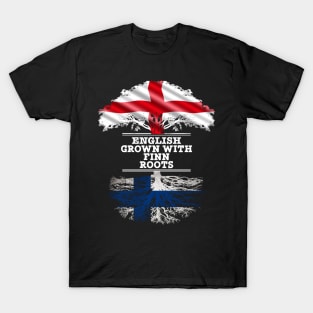 English Grown With Finn Roots - Gift for Finn With Roots From Finland T-Shirt